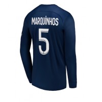 Paris Saint-Germain Marquinhos #5 Hjemmebanetrøje 2022-23 Langærmet